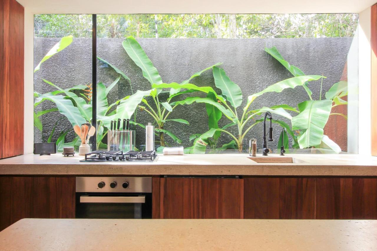Elegant Boho Style Villa Jungle Views In Rooftop Deck & Outstanding Raw Pool In Holistika トゥルム エクステリア 写真