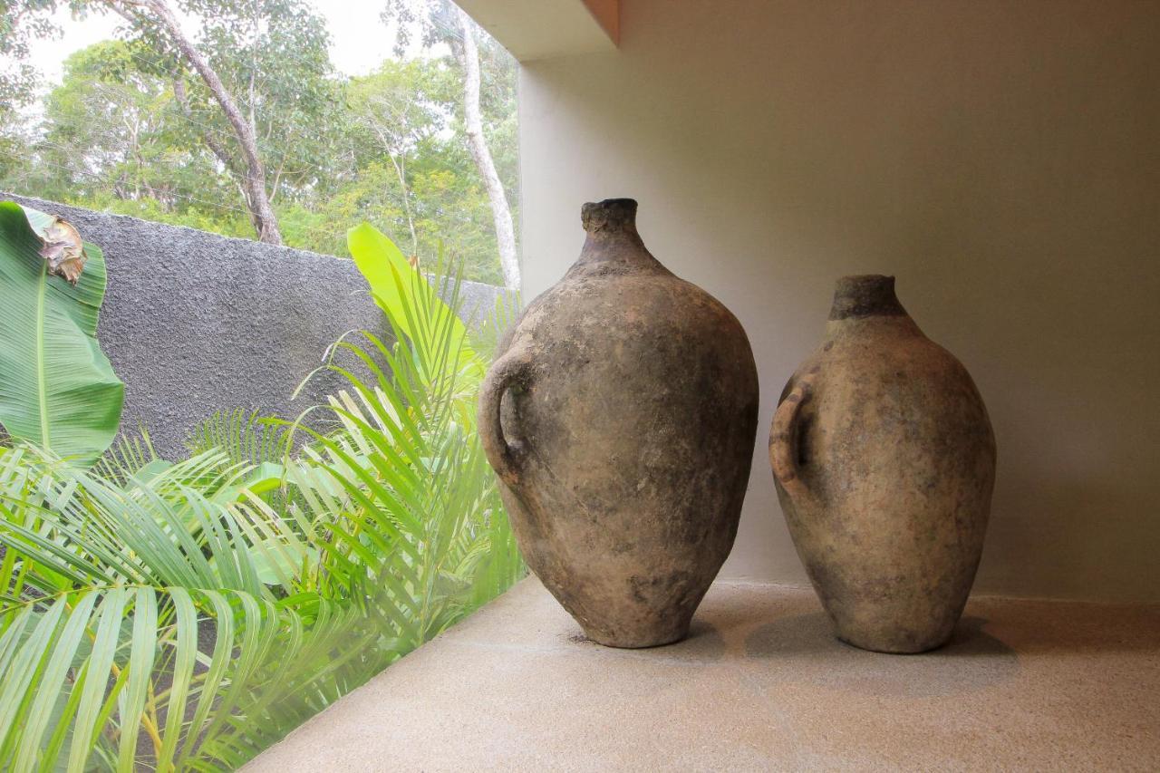 Elegant Boho Style Villa Jungle Views In Rooftop Deck & Outstanding Raw Pool In Holistika トゥルム エクステリア 写真